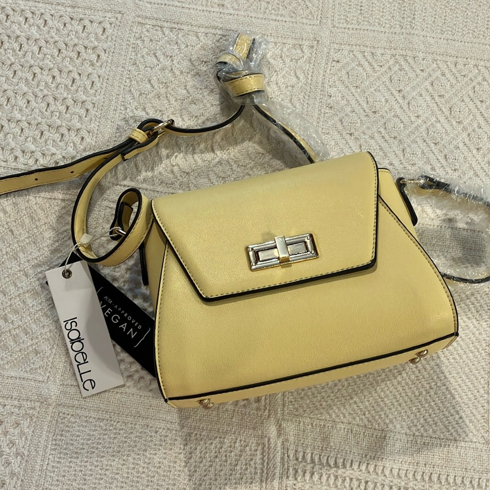 NWT Yellow handbag Isabelle